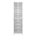 Storsystem High Capacity Sgl Column Wall Unit, Wide Line, 18 Module, Crystal Clear CE2319WH-10S4DCL